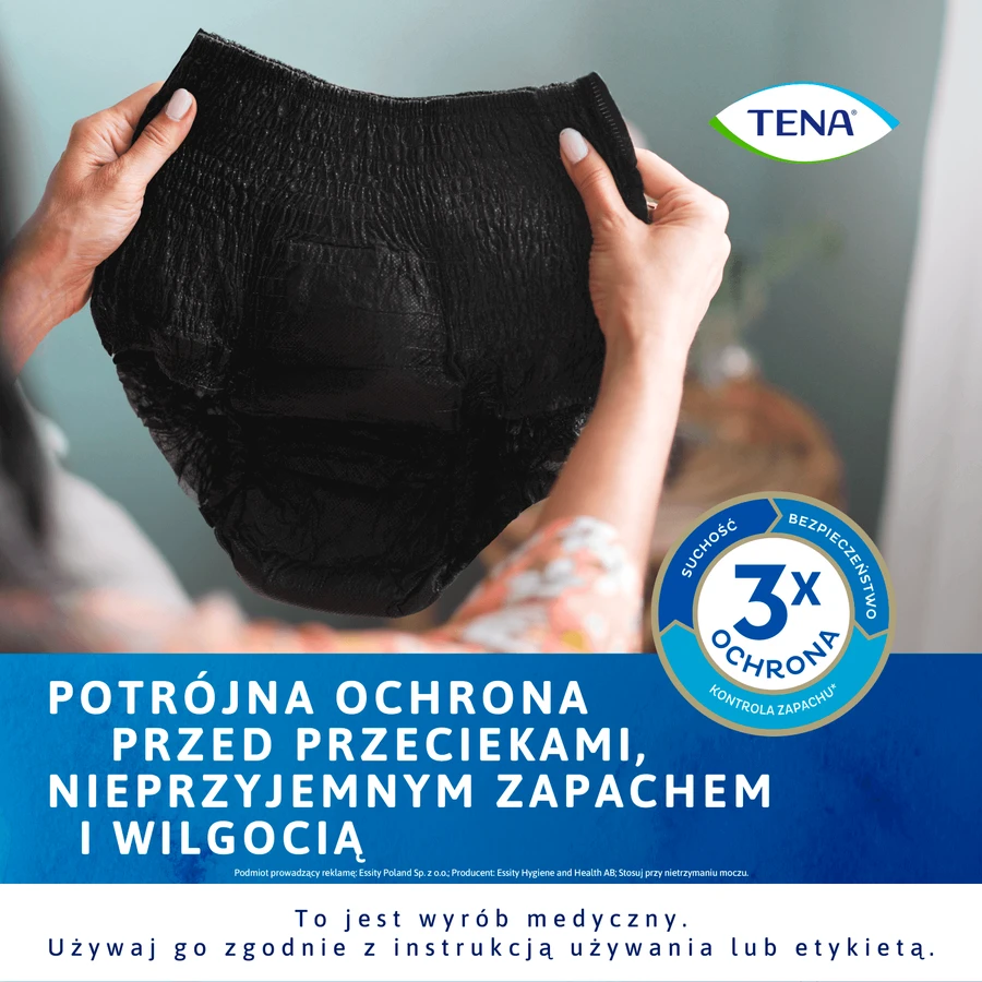 Труси Tena Lady Pants Noir, поглинаючі труси, розмір M, 75-105 см, Plus, 30 штук: ціни та характеристики