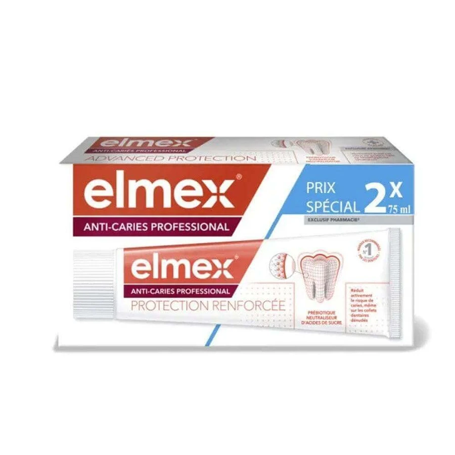 Elmex Caries Protection Professional Спеціальна зубна паста преміум-класу 2х75мл: ціни та характеристики
