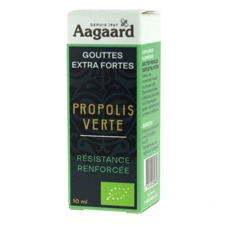 Aagaard Green Propolis Extra Strength органические капли 10 мл: цены и характеристики