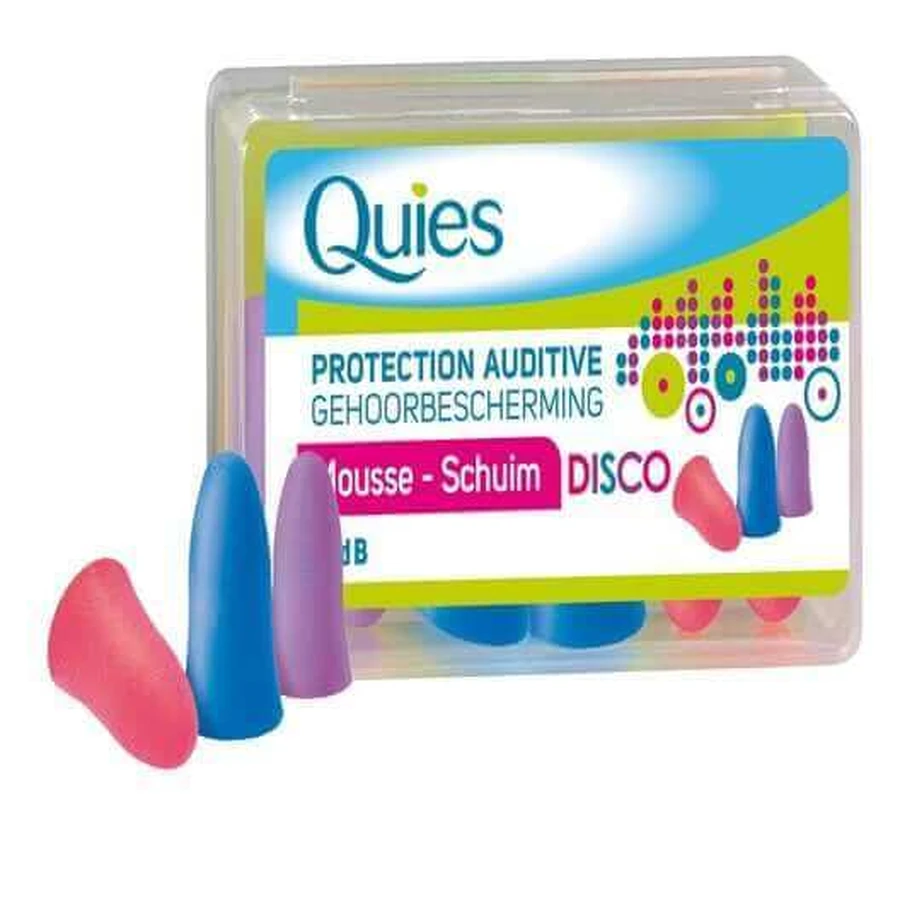 Защита для слуха Quies Disco Foam 3 пары: цены и характеристики