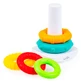 Dumel Tuli Fun, игрушка, пирамидка, цветные обручи, от 6 месяцев, 1 штука
