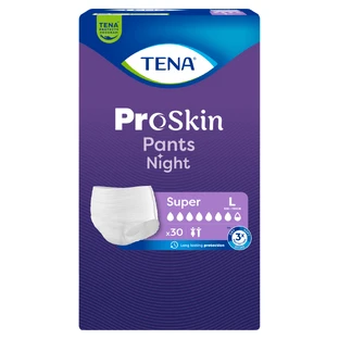Набір Tena Pants ProSkin Night, поглинаючі труси, розмір L, 100-135 см, Super, 2 x 30 штук