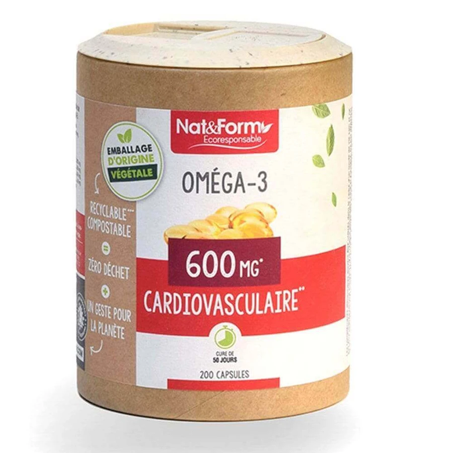 Nat&Form Omgéa-3 600 MG 200 капсул: ціни та характеристики