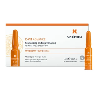 Интенсивный C-Vit Advance 1,5 мл флаконы, 10 флаконов, Sesderma
