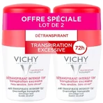 Дезодорант-антиперспірант Vichy Роликовий дезодорант-антиперспірант на 72 години для чутливої шкіри від надмірного потовиділення 2х50мл: ціни та характеристики