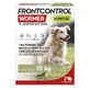 Frontline Frontcontrol Wormer Vermifuge Pour Chien 1 Comprimé XL par 35kg x2