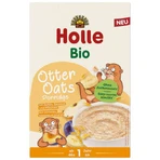 Holle Wholemealed Porridge Bio, ovăz Otter, cu mere, банан și чорнослив, fără lapte, de la 1 an, 200 g: ціни та характеристики