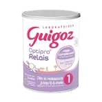 Guigoz Optipro Relais Evolia Relais Сухе молоко без пальмової олії від 0 до 6 місяців Dès La Naissance Jusqu'à 6 Mois 800г: ціни та характеристики