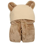 Babymatex, одеяло из микрофибры с капюшоном для переноски Koala Muslin, 95 см x 95 см, коричневый: цены и характеристики