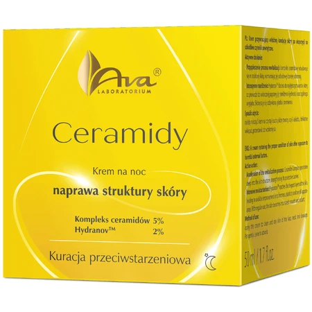 Ava Ceramides, крем для відновлення текстури шкіри, нічний крем, 50 мл: ціни та характеристики
