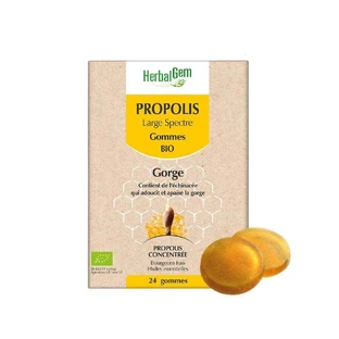 Herbalgem Прополіс Органічні жуйки широкого спектру дії x24
