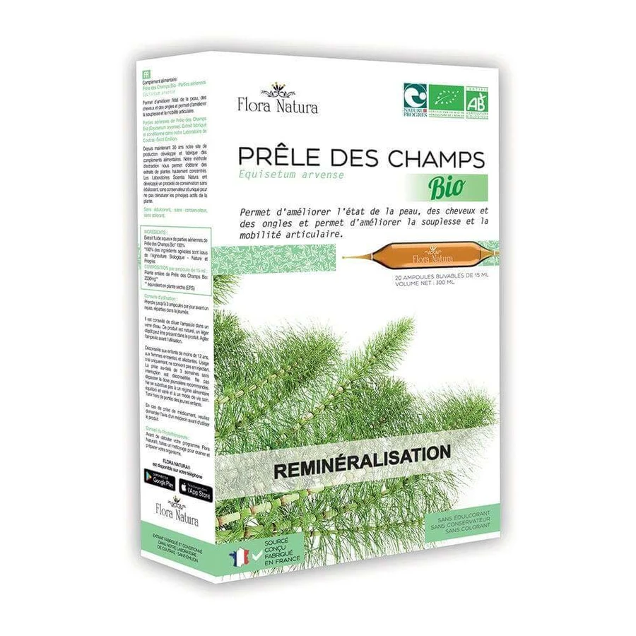 Flora Natura Organic Equisetum Ремінералізуючий 20 флаконів: ціни та характеристики