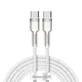 Baseus Cafule Series Metal Data USB-C / USB-C PD QC SCP 100W 5A 1 м кабель - білий