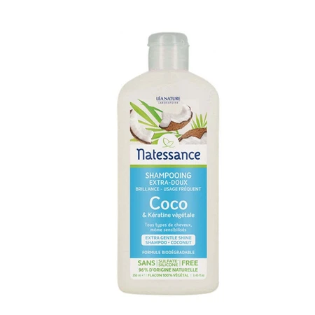 Natessance Coco Vegetable Keratin Shampoo для всех типов волос и чувствительных 250 мл: цены и характеристики