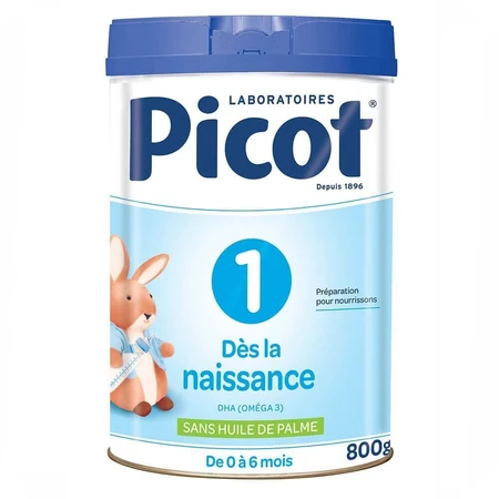 Picot 1 Сухе молоко для дітей від народження 0-6 місяців 800г: ціни та характеристики