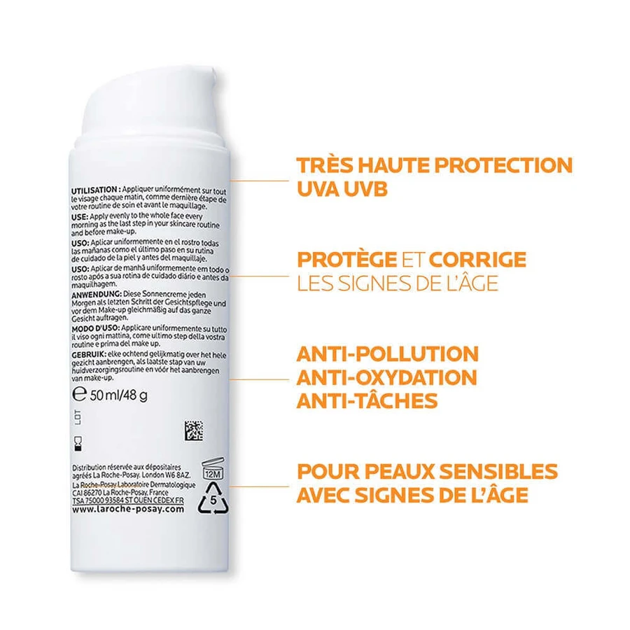 La Roche-Posay Anthelios Солнцезащитный крем для лица SPF50 Age correct с ароматом 50 мл: цены и характеристики