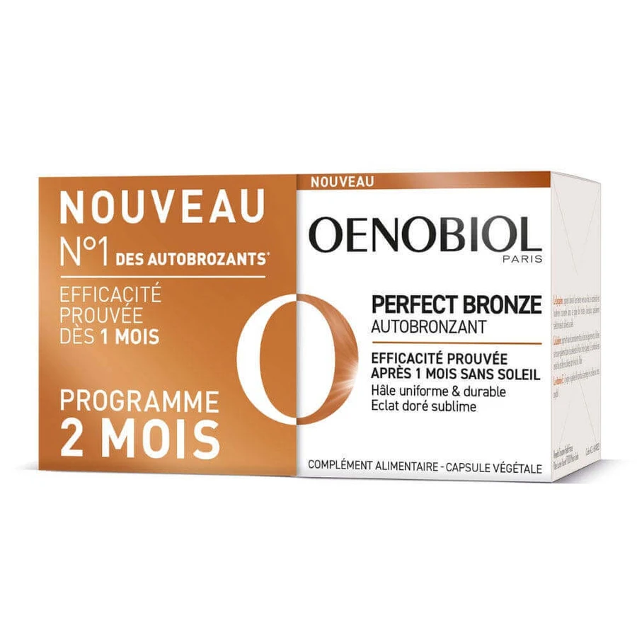 Oenobiol Perfect Bronze Автозагар для засмаги 2х30 капсул: ціни та характеристики