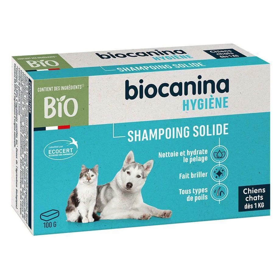 Biocanina Шампунь Solide Chiens et Chats dès 1kg 100g: цены и характеристики