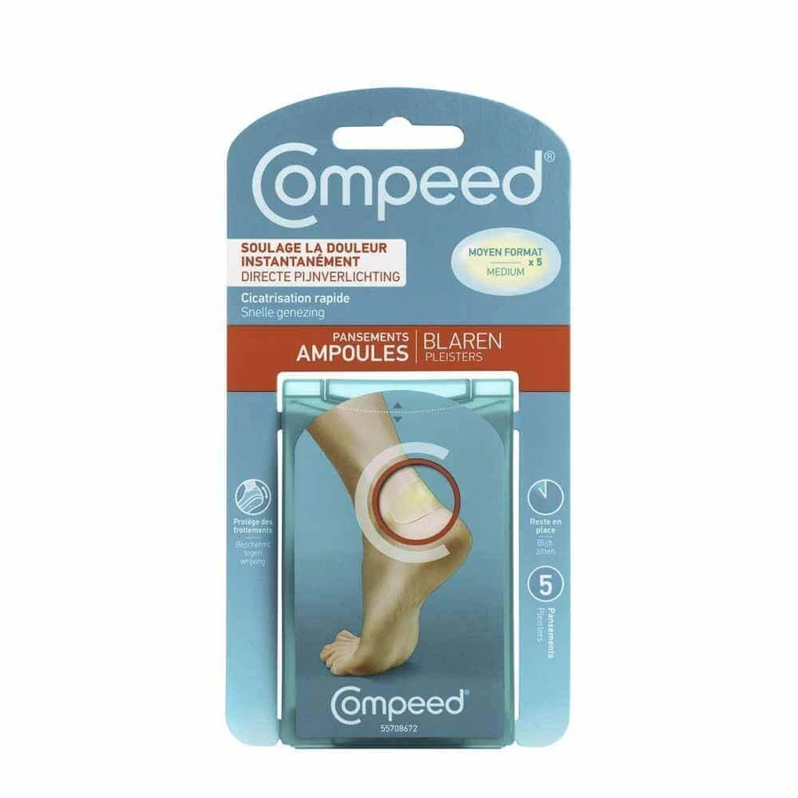 Пластыри для мозолей Compeed среднего размера x5: цены и характеристики