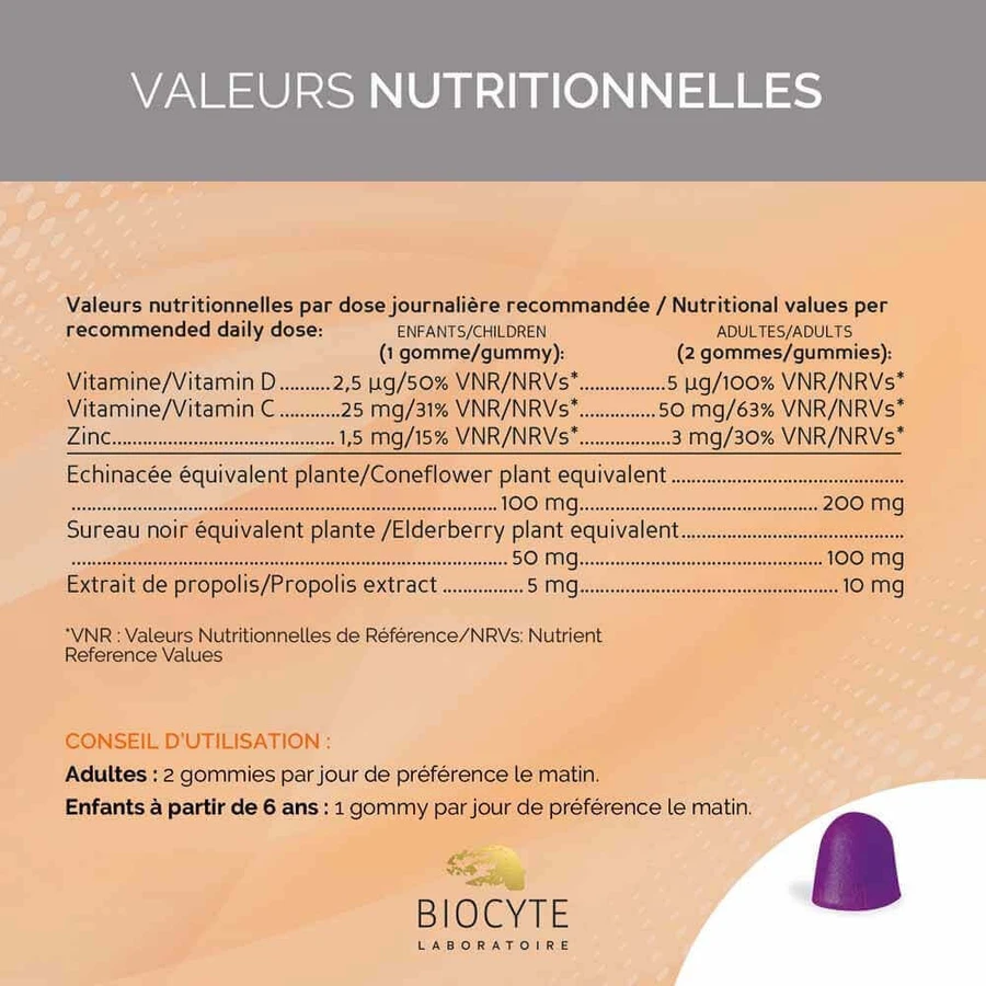 Biocyte Longevity Immunea 60 жевательных конфет: цены и характеристики