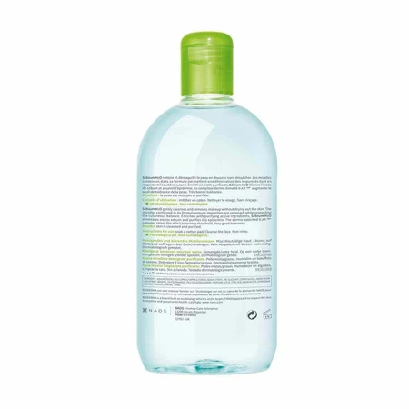 Bioderma Sebium Мицеллярная вода H2O для комбинированной и жирной кожи 2х500 мл: цены и характеристики