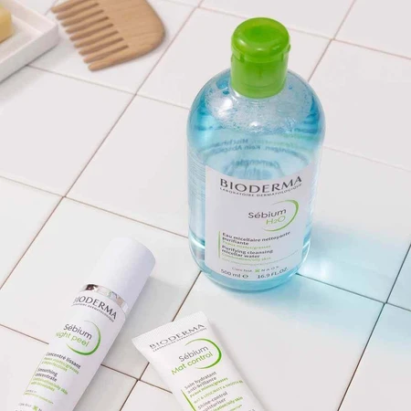 Bioderma Sebium Мицеллярная вода H2O для комбинированной и жирной кожи 2х500 мл: цены и характеристики