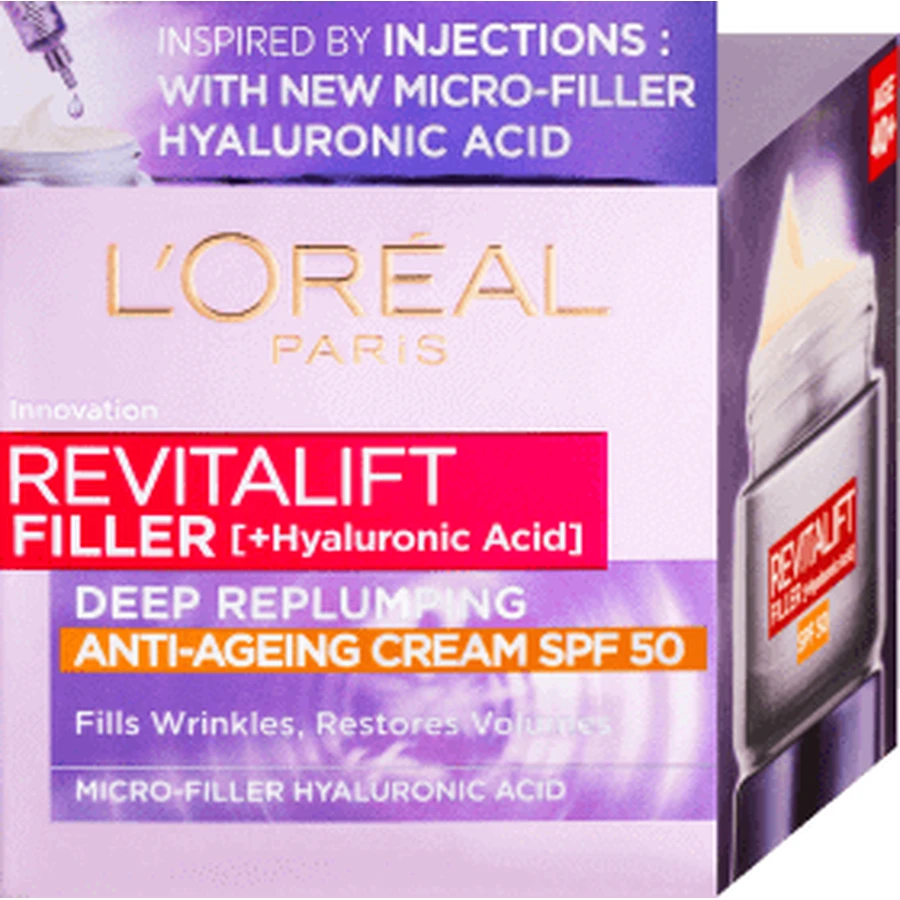 Loreal Paris Відновлюючий денний крем проти зморшок для обличчя SPF 50, 50 мл: ціни та характеристики