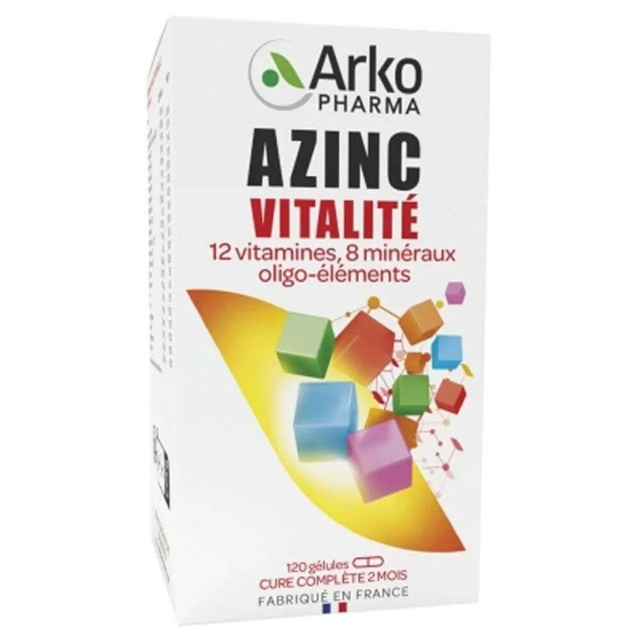 Arkopharma Azinc Shape and Vitality Adult 120 капсул: цены и характеристики