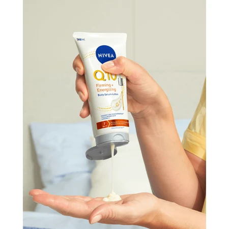 Nivea Q10, сироватка-бальзам для тіла, зміцнююча + енергетична, 200 мл: ціни та характеристики