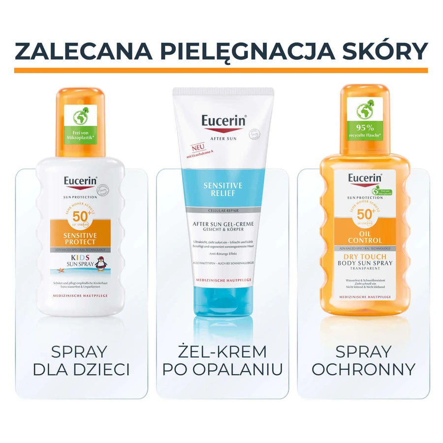Eucerin Sun Protection Oil Control, gel-cremă ultra-ușoară pentru corp, SPF 50+, 200 мл: цены и характеристики