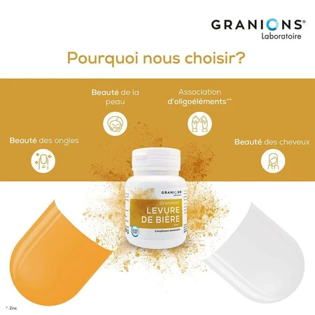 Granions Zinc Beer Yeast 60 гелей: цены и характеристики