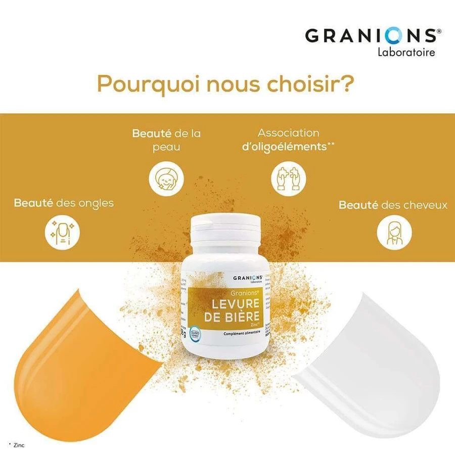 Granions Zinc Beer Yeast 60 гелей: цены и характеристики