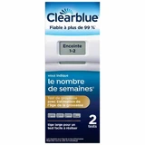Цифровой тест на беременность Clearblue с указанием предполагаемого срока беременности, 2 шт.