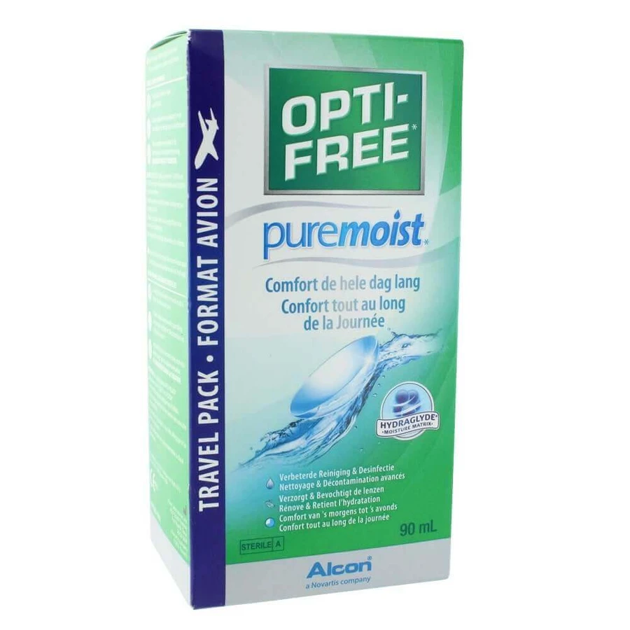 Alcon Opti-Free Pure Moist многофункциональный дезинфицирующий раствор 90 мл: цены и характеристики