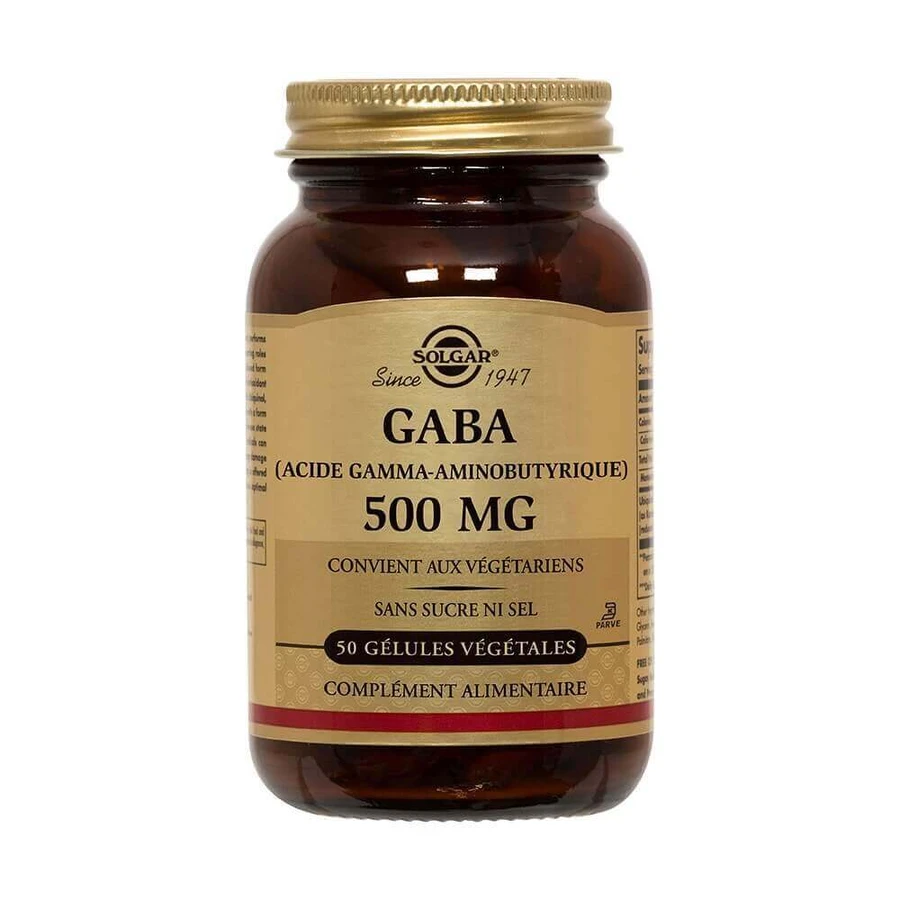 Solgar Gaba (гамма-аминомасляная кислота) 50 гелей Sommeil Relaxation 500 мг: цены и характеристики