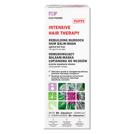 Elfa Pharm Intensive Hair Therapy, реп'яховий бальзам-маска проти випадіння волосся, 200 мл: ціни та характеристики