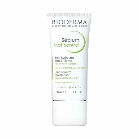 Bioderma Sebium Увлажняющий матирующий уход для комбинированной и жирной кожи 30 мл Mat Control: цены и характеристики