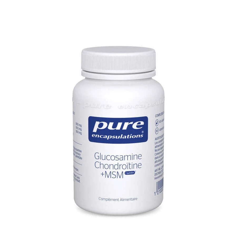 Pure Encapsulations Глюкозамін та хондроїтин + МСМ 60 капсул: ціни та характеристики