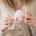 BabyOno, силиконовый держатель для пустышки, розовый: цены и характеристики