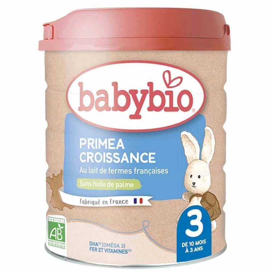 Сухе молочне харчування Babybio Primea 3 Органічне для росту від 10 місяців до 3 років 800г: ціни та характеристики