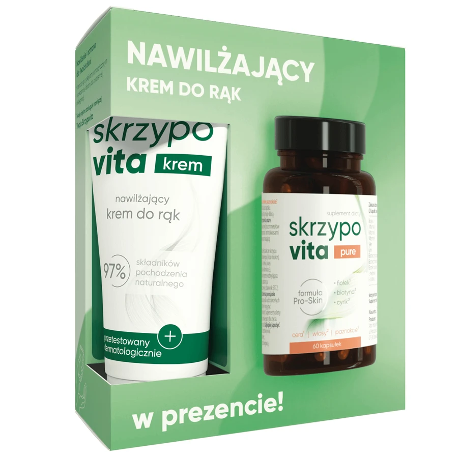 Skrzypovita Set pur, 60 капсул + крем для увлажнения кожи, 50 мл бесплатно: цены и характеристики