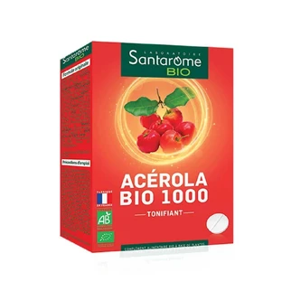 Santarome Acerola 1000 20 Comprimes Bio Vitamins C naturelle 20 Comprimes
