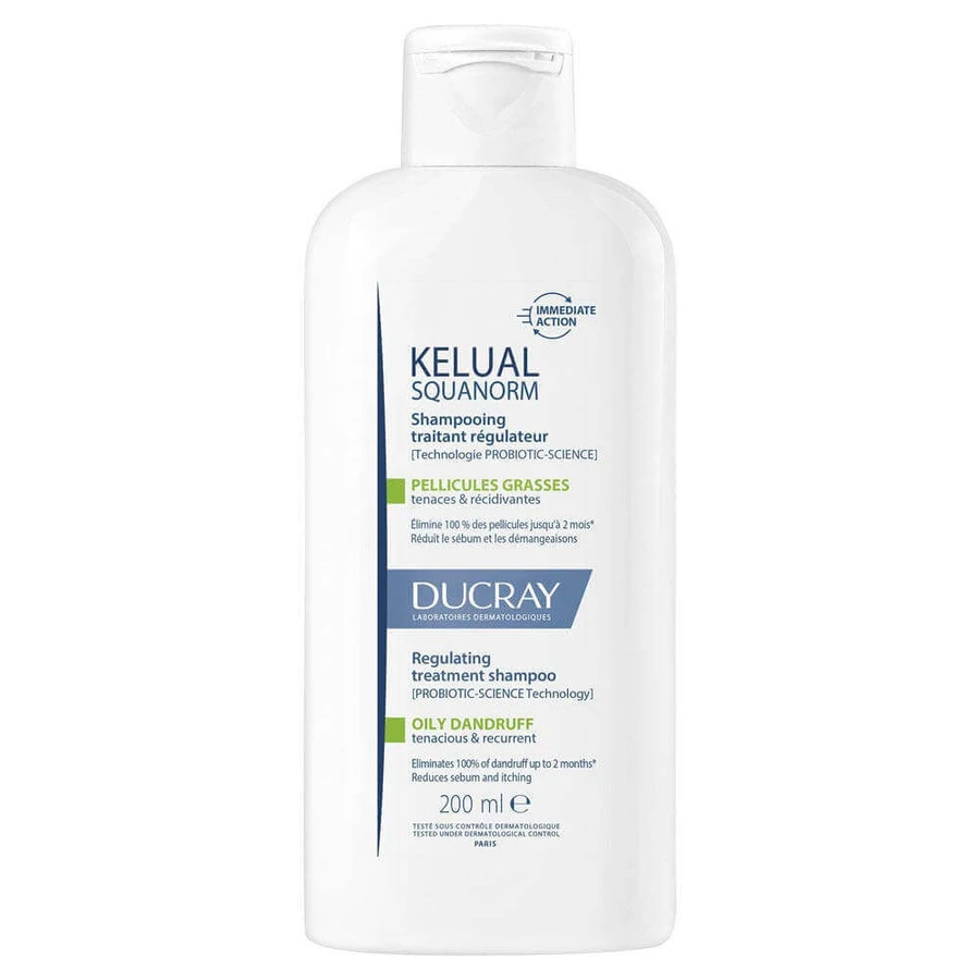Ducray Squanorm Шампунь Traitant Régulateur Pellicules Grasses 200 мл: ціни та характеристики