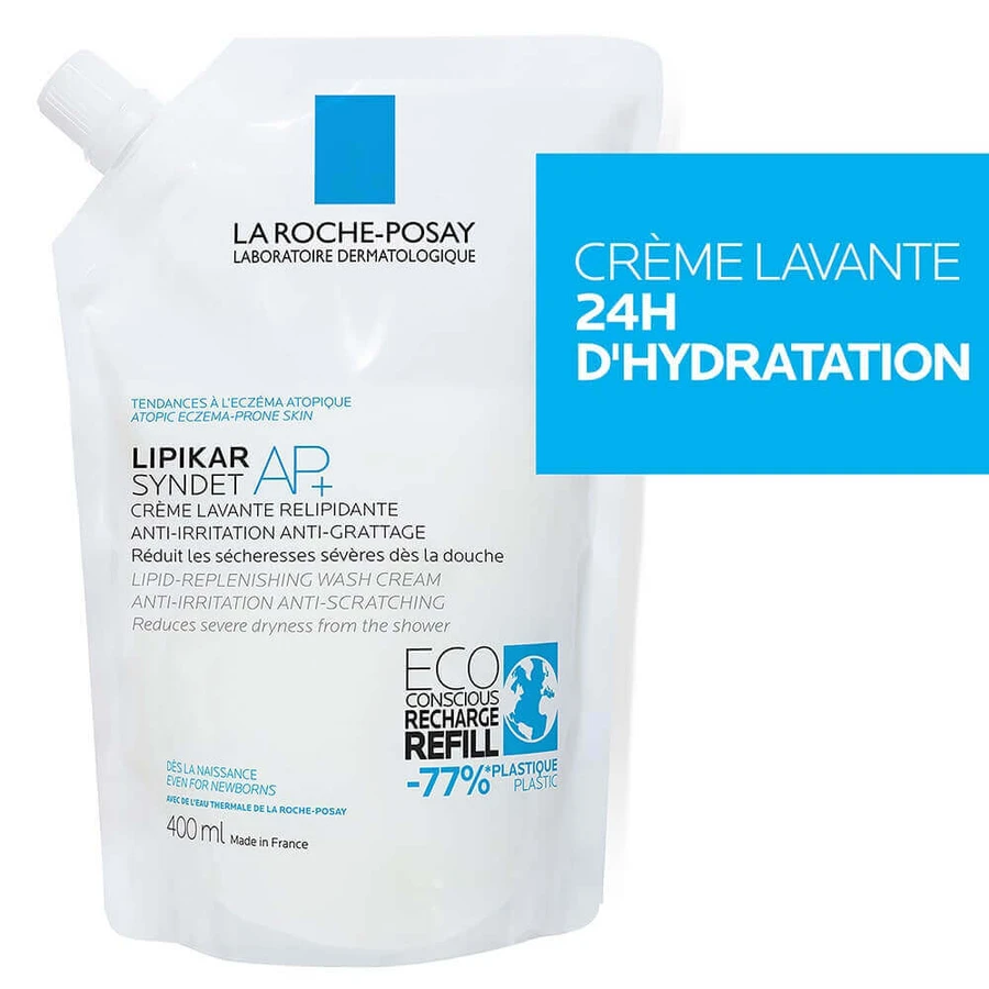 La Roche-Posay Lipikar Очищувальний крем для атопічної шкіри Eco Refill 400 мл: ціни та характеристики