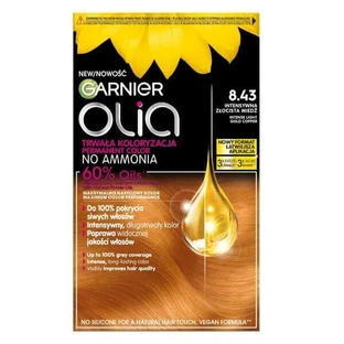 Garnier Olia Краска для волос 8.43 Интенсивная золотая медь