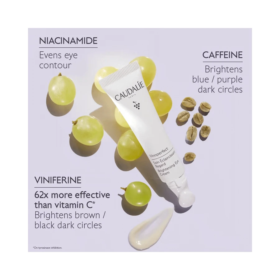 Caudalie Vinoperfect, освітлюючий крем для повік, 15 мл: ціни та характеристики