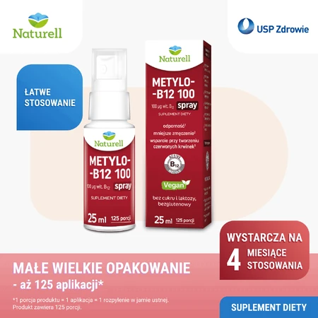 Naturell Methyl B12 100, спрей, 25 мл: цены и характеристики