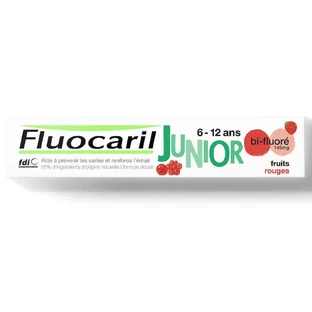 Fluocaril Junior Зубная паста Красный фруктовый гель 6-12 лет 75 мл