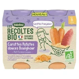 Blédina Baby Night Морковь Сладкий картофель Бульгур 2x200 г Les Recoltes Bio С 8 месяцев Bledina
