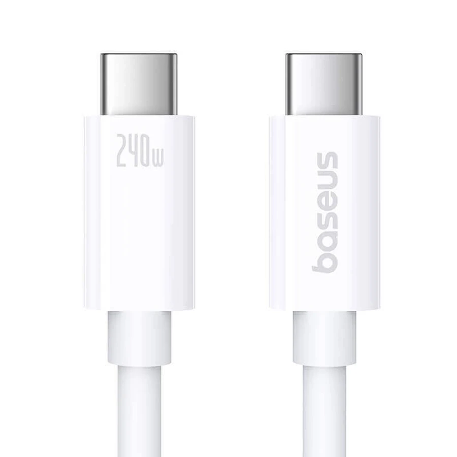 Cablu Baseus CB000066 USB-C - USB-C 240W PD 8K 60Hz 1m - alb: цены и характеристики
